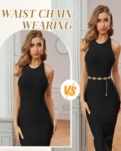 PALAY® Boho Waist Belt for Women Golden Concho Belt Saree Waist Belt Metal Concho Belt Western Fashion Conchos Adjustable Concho Belt, 29.53 inches +19.69 inches 2 PCS PALAY® Boho Waist Belt for Women Golden Concho Belt Saree Waist Belt Metal Concho Belt Western Fashion Conchos Adjustable Concho Belt, 29.53 inches +19.69 inches 2 PCS